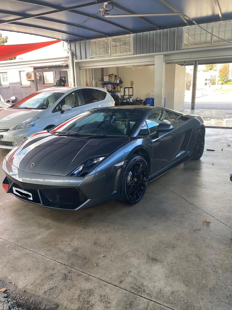 Grey Lamborghini Gallardo at Shah Sparkle